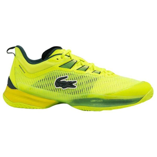 Mens Lacoste AG LT23 Ultra Textile Tennis Shoes Daniil Medvedev Yellow 3lets go tennis