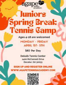 Juniors Spring Break Tennis Camp DTC